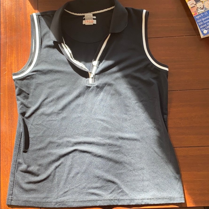 Preowned Izod Sz M Golf Shirt Sleeve Top